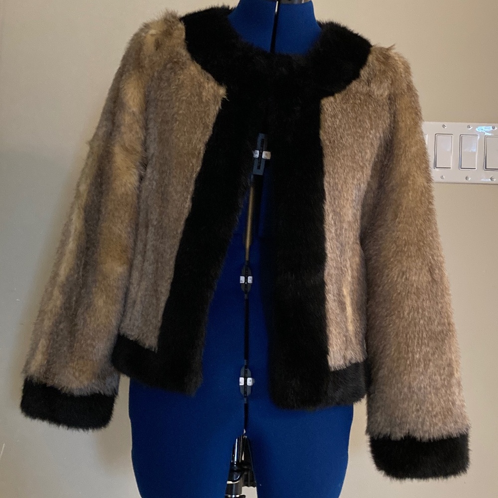 Faux fur jacket